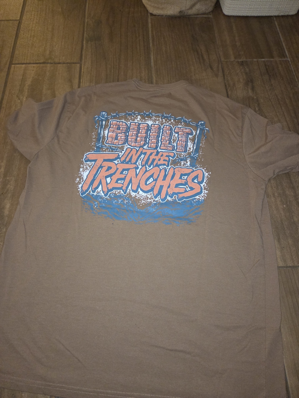 Brown Short-Sleeve Logo T-Shirt - Men By Lift Box